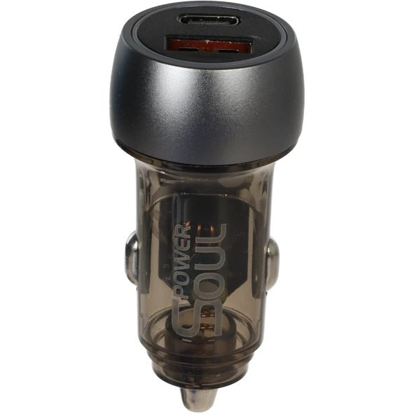 شارژر فندکی PD و فست دو پورت Power Soul مدل SP-001 - مشکی DST